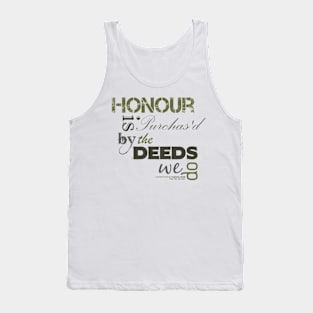 Marlowe Hero & Leander Honour Quote Tank Top